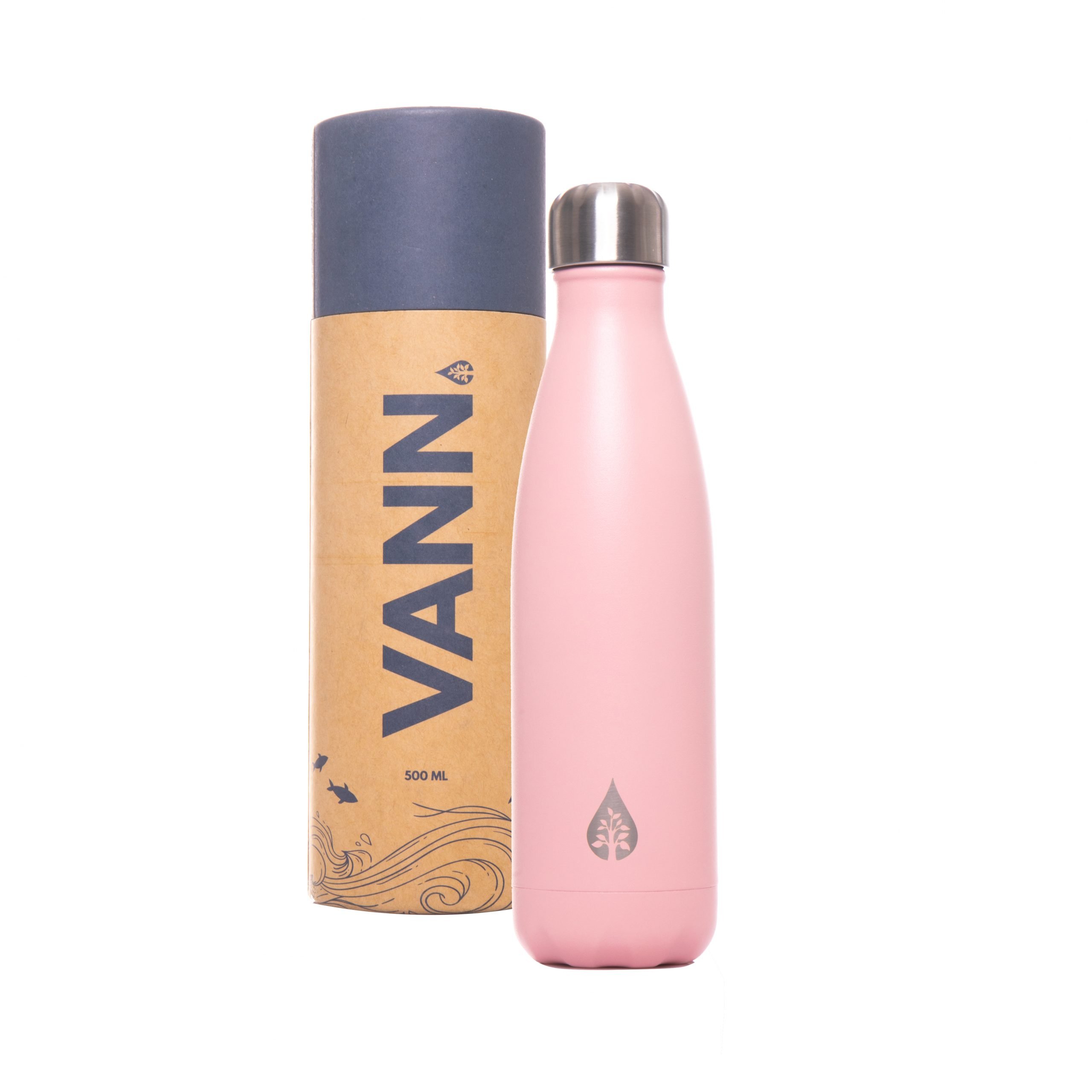 Water bottle thermos Sustainable VANN drinking pink - Bluehouse World