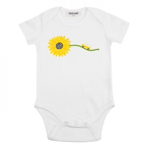 Baby Avery Sunflower-Van Romper – TIESJURT