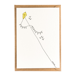 Letterpress Card “Birthday Kite”