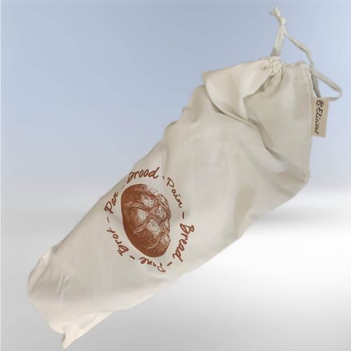 Organic Cotton Baguette Bag, Zero Waste