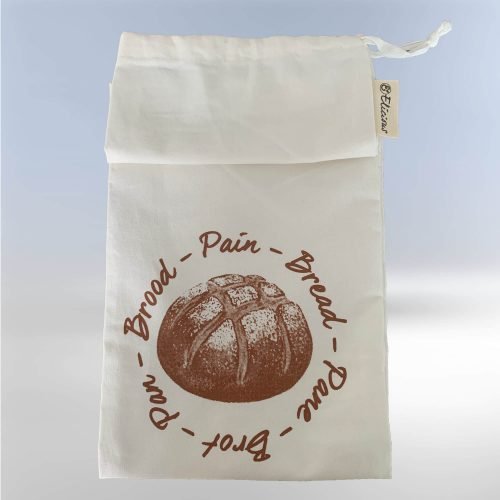Organic Cotton Baguette Bag, Zero Waste