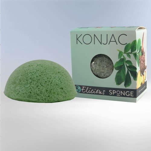 Konjac facial sponge with Green Tea – anti bacterial