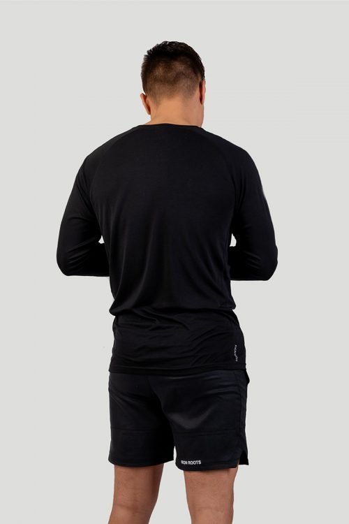 Eucalyptus Performance Longsleeve T-Shirt – Black