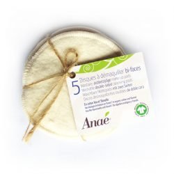 Organic Cotton Facial Rounds – 5 Pieces Anae