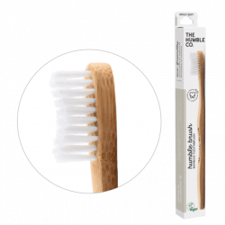 Adult Bamboo Toothbrush – White, Soft B...