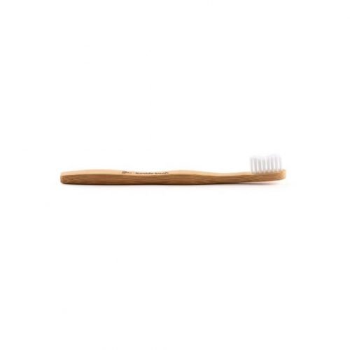 Kids Bamboo Toothbrush – White, Ultra-Soft Bristles The Humble Co.