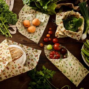 Autumn Leaves Vegan Wax Wraps National Trust Two Combo Pack The Vegan Food Wrap Co.