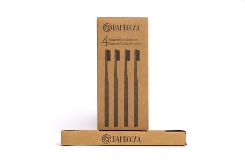 Bambooya Bathroom Starters Kit – Safety Razor + Toothbrushes + Cotton Pads