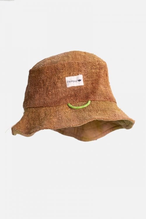 Bucket Hat Reversible Ice Dye Papaya