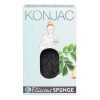 Elicious | Natural Konjac thick bath sponge Charcoal – oily (blemished)