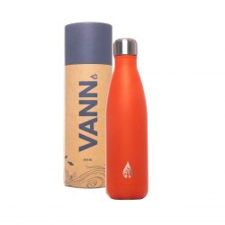 Water bottle thermos – Sustainable VANN drinking bottle orange