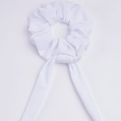 Scrunchie with bow – Salty wave
