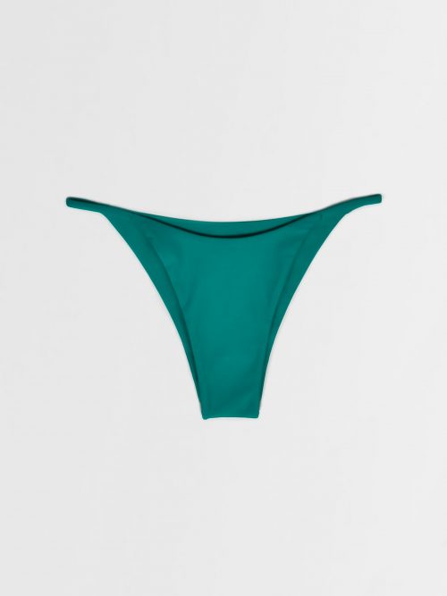 Skinny strap bikini bottom – Turquoise sea