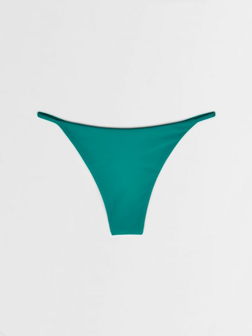 Skinny strap bikini bottom – Turquoise sea