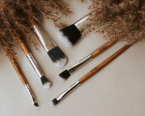 Make-up kwasten van bamboe