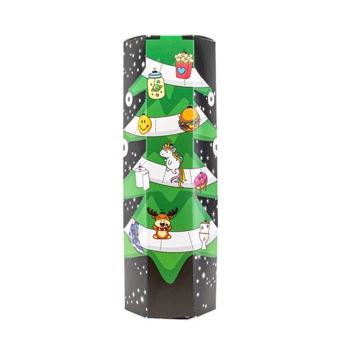 X-MAS Tree – 4 Toilet Rolls in Gift Toiletpaper – 2 layers