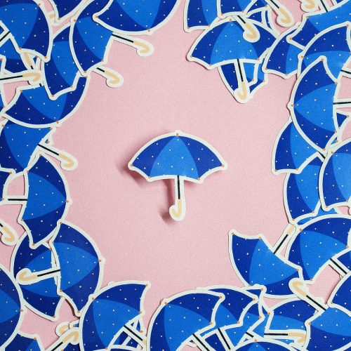 Umbrella- Sticker