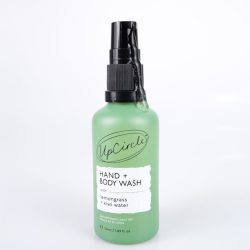 Natural Hand + Body Wash with Lemongrass – Travel Size