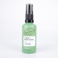 Natural Hand + Body Wash with Lemongrass – Travel Size