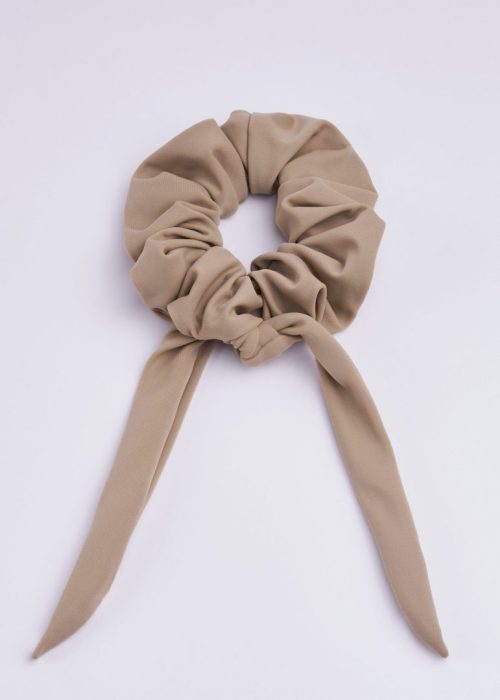 Scrunchie with bow – Sandy beach