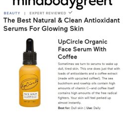 Organic Face Serum with Coffee Oil – Travel Size