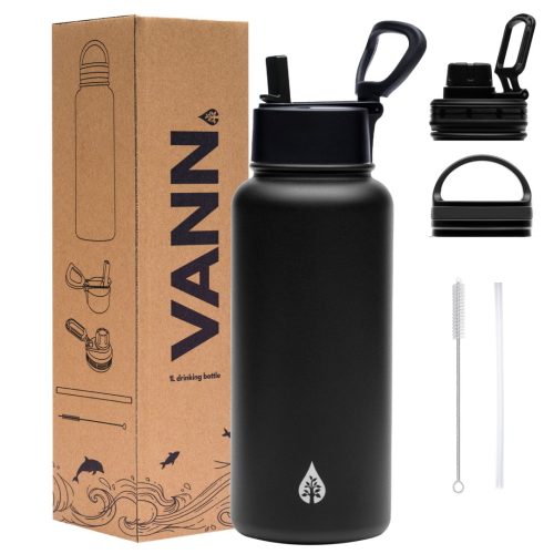 Water bottle - Sustainable VANN drinking bottle 1 liter - World