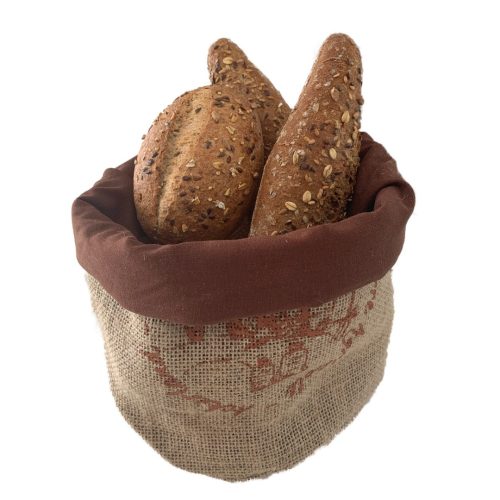 Elicious | Farmland burlap potato sack and bread bag with liner