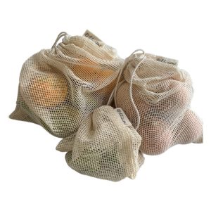 Elicious | Zero waste fruit net made of organic cotton – small