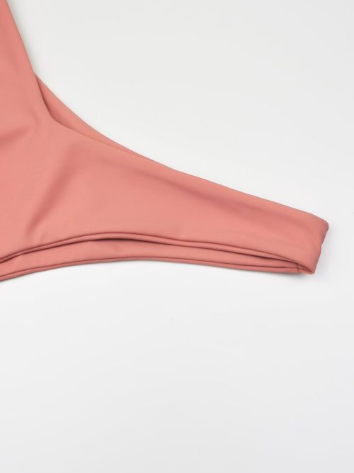 V-Shape bikini bottom – Coral pink