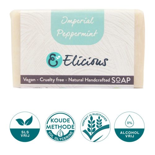 Elicious | Handmade natural soap Imperial Peppermint 100g