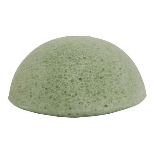 Elicious | Natural Konjac facial sponge Green Tea – anti bacterial
