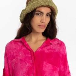 Multicolor Lowland Crochet Hat