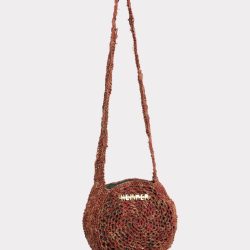 Ayesha Crochet Handbag Red and Emerald