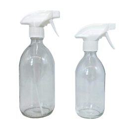 Clear Glass Spray Bottle