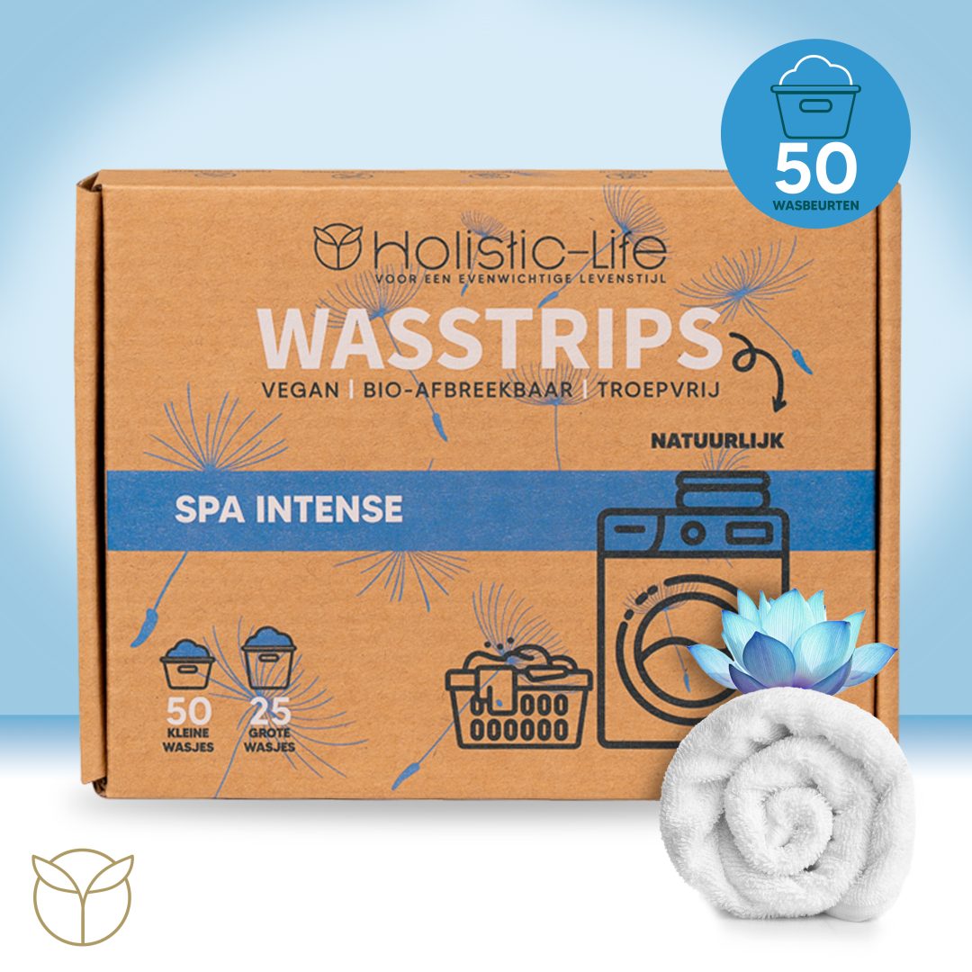 Natuurlijke Wasmiddeldoekjes – Spa Intense Wasstrips 50 Wasbeurten Incl. Wasverzachter