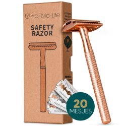Safety Razor + 20 RVS Scheermesjes