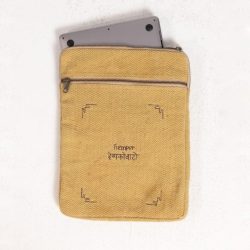 Embroidered computer case